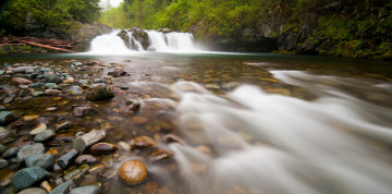 Картинка природа водопады поток течение вода