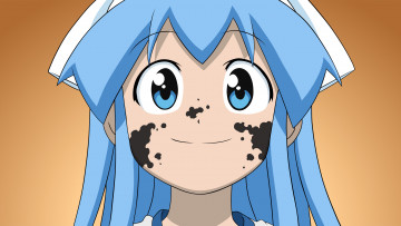 Картинка аниме shinryaku ika musume девушка
