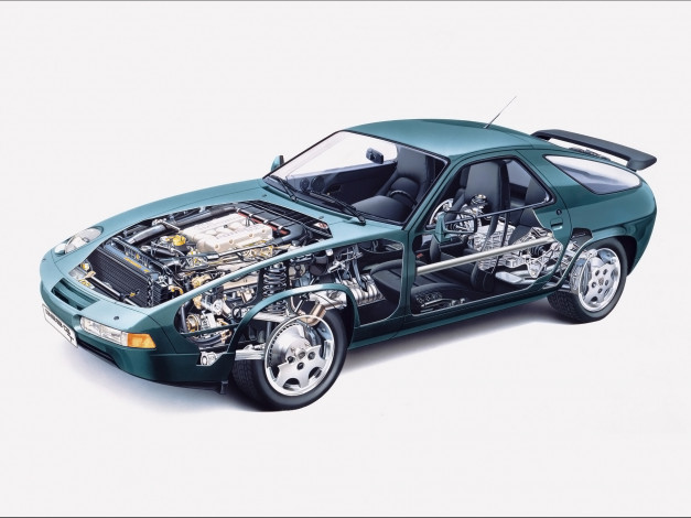 Обои картинки фото автомобили, рентген, porsche