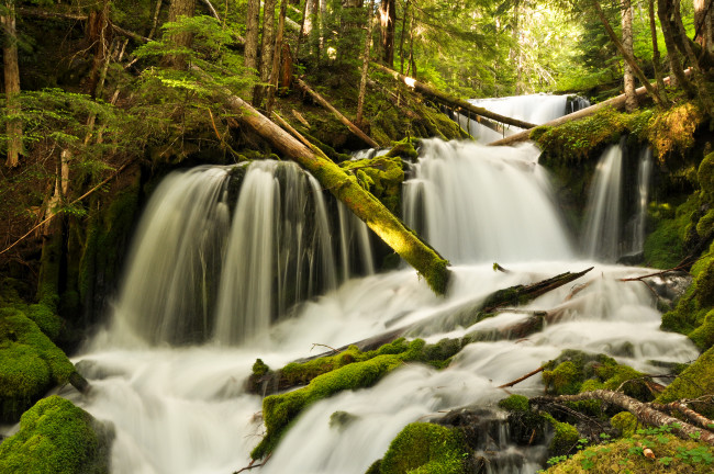 Обои картинки фото природа, водопады, поток, вода