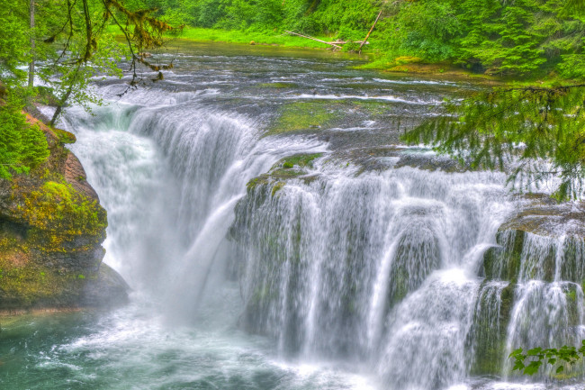Обои картинки фото природа, водопады, вода, поток, течение