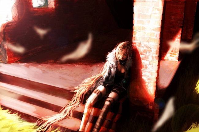 Обои картинки фото by, genki, de, фэнтези, девушки, девушка