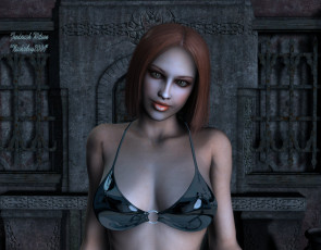 Картинка 3д графика people люди девушка