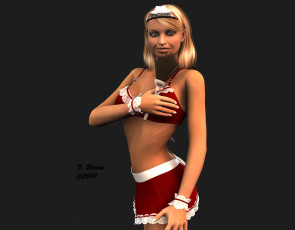 Картинка 3д графика people люди девушка