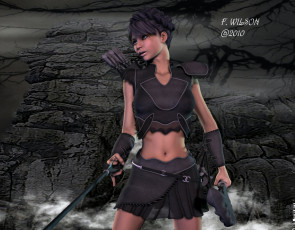 Картинка 3д графика people люди девушка