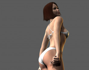 Картинка 3д графика people люди девушка