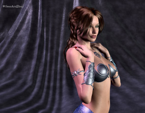 Картинка 3д графика people люди девушка