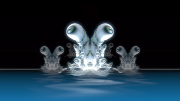 Картинка 3д графика fractal фракталы абсракция