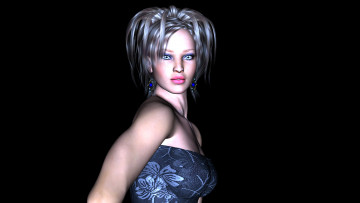 Картинка 3д графика people люди девушка