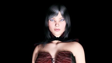 Картинка 3д графика portraits портрет девушка