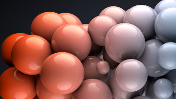 Картинка 3д графика шары