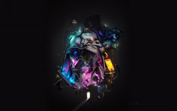 Картинка 3д графика abstract абстракции абсракция