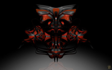 Картинка 3д графика fractal фракталы фон узор цвета