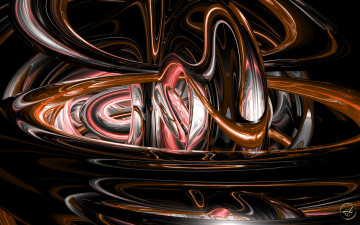 Картинка 3д графика fractal фракталы фон узор цвета