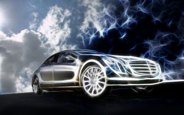 Картинка автомобили 3д фрактал автомобиль