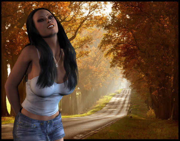 Обои картинки фото 3д, графика, people, люди, девушка