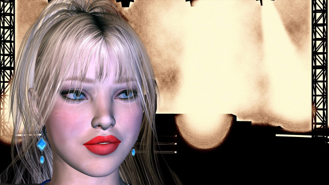 Обои картинки фото 3д, графика, portraits, портрет, девушка