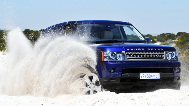 Обои картинки фото range, rover, sport, автомобили, полноразмерный, внедорожник, класс, люкс, великобритания