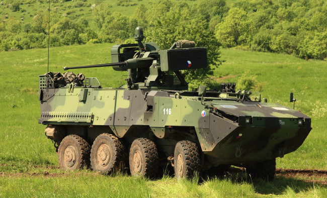 Обои картинки фото pandur, техника, военная, пандур