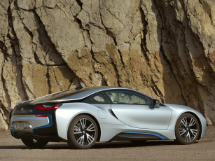 Картинка автомобили bmw светлый 2013г i8