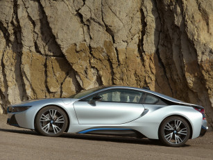 Картинка автомобили bmw светлый 2013г i8