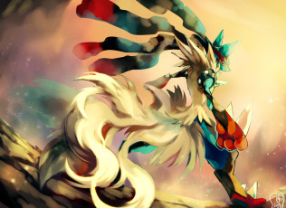 Картинка аниме pokemon взгляд арт покемон шипы лапы стоит хвост