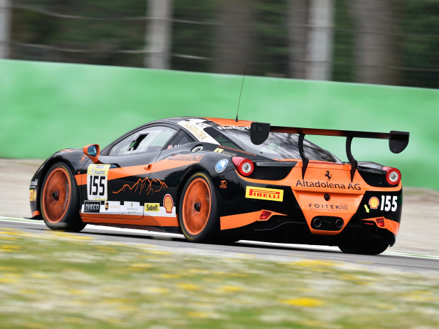 Обои картинки фото спорт, автоспорт, challenge, ferrari, 458, гонки, скорость, evoluzione