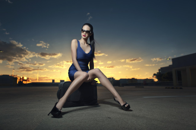 Обои картинки фото девушки, cheryl lai, ноги