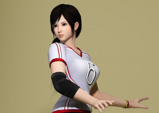 Картинка 3д+графика аниме+ anime девушка взгляд фон