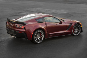 Картинка автомобили chevrolet spice red design z06 corvette 2016г с7 coupe