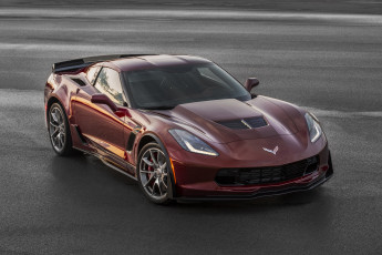 обоя автомобили, chevrolet, spice, red, design, z06, corvette, 2016г, с7, coupe