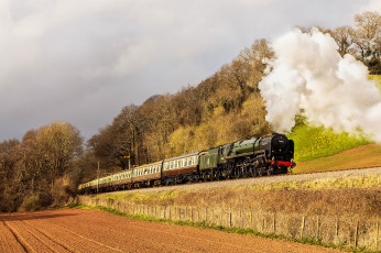 Картинка техника паровозы дорога паровоз рельсы железная