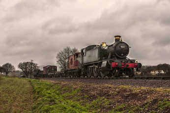 Картинка техника паровозы рельсы паровоз дорога железная