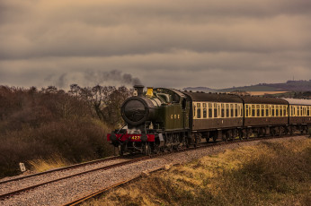Картинка техника паровозы железная дорога рельсы паровоз