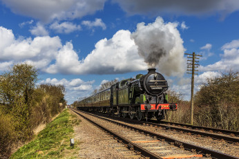 Картинка техника паровозы железная паровоз рельсы дорога