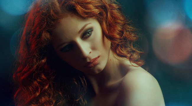 Обои картинки фото девушки, -unsort , лица,  портреты, взгляд, макияж, alex, homin, света, red, светлана