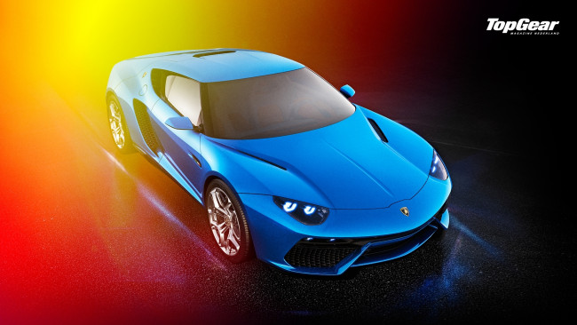 Обои картинки фото кино фильмы, top gear, blue, front, lpi, 910-4, asterion, lamborghini