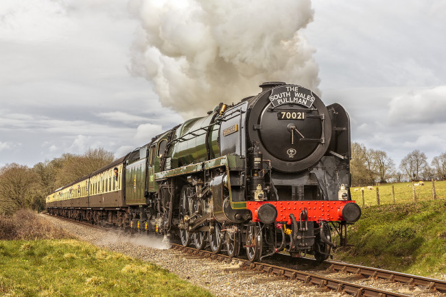 Обои картинки фото техника, паровозы, дорога, железная, рельсы, паровоз