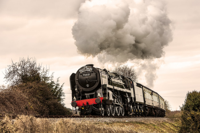 Обои картинки фото техника, паровозы, паровоз, рельсы, дорога, железная