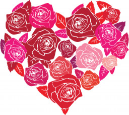 Картинка векторная+графика цветы+ flowers розы фон