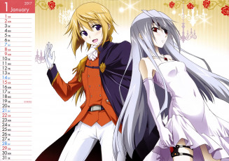 Картинка календари аниме бесконечные небеса infinite stratos