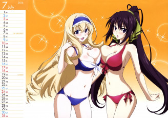 Картинка календари аниме бесконечные небеса infinite stratos