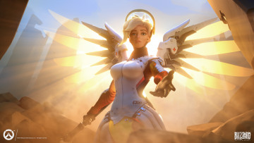 Картинка видео+игры overwatch mercy