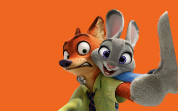 обоя мультфильмы, zootopia