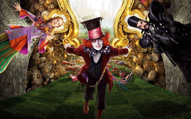 Обои картинки фото кино фильмы, alice through the looking glass, alice, through, the, looking, glass