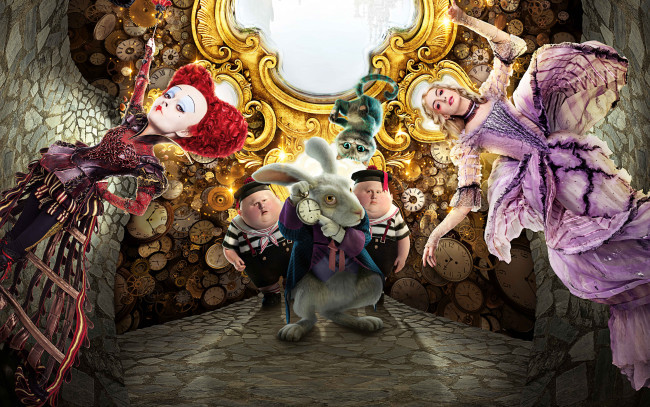 Обои картинки фото кино фильмы, alice through the looking glass, alice, through, the, looking, glass