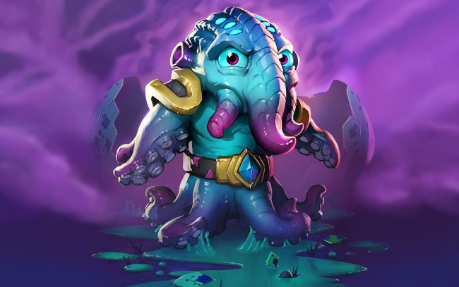 Обои картинки фото whispers of the old gods, видео игры, hearthstone,  heroes of warcraft, персонаж