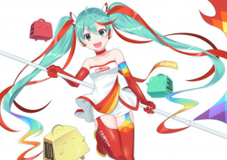 Картинка аниме vocaloid фон девушка взгляд