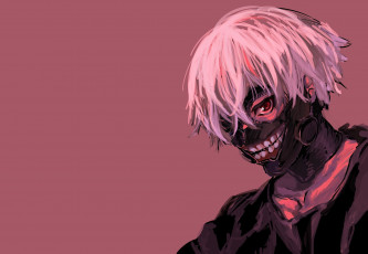 Картинка аниме tokyo+ghoul канеки