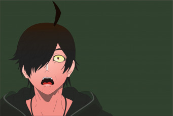 Картинка аниме bakemonogatari парень фон взгляд